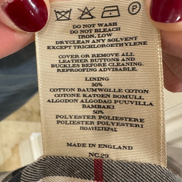 Burberry Kensington Double Breasted Trench Coat Vintage 2006 - Picture 5 of 15